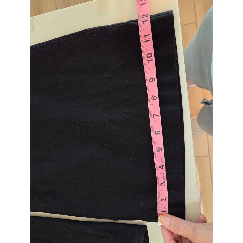 Maeve Naomi Linen Wide-Leg Flare Pants 12 Black High Rise Pockets 4123650590244 - Picture 16 of 16